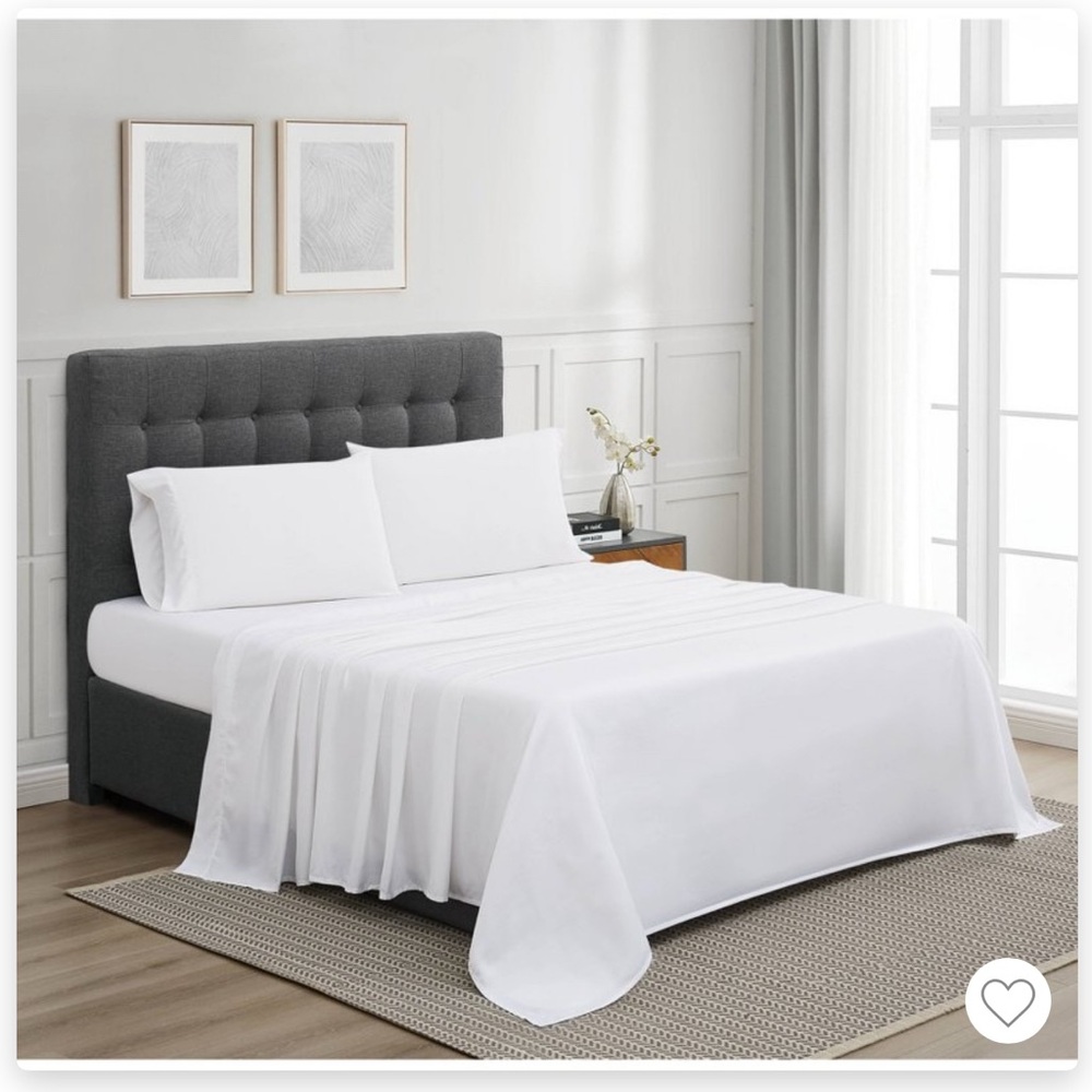 Badgley Mischka Queen 4 pc Sheet Set